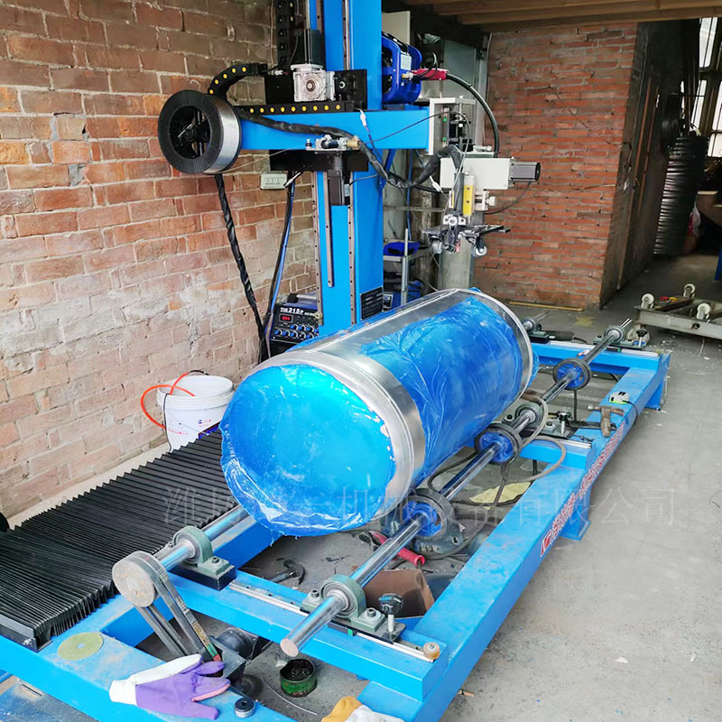 化工桶刹车罐氩弧环缝自动焊专机铝罐纵缝焊机带自动调高