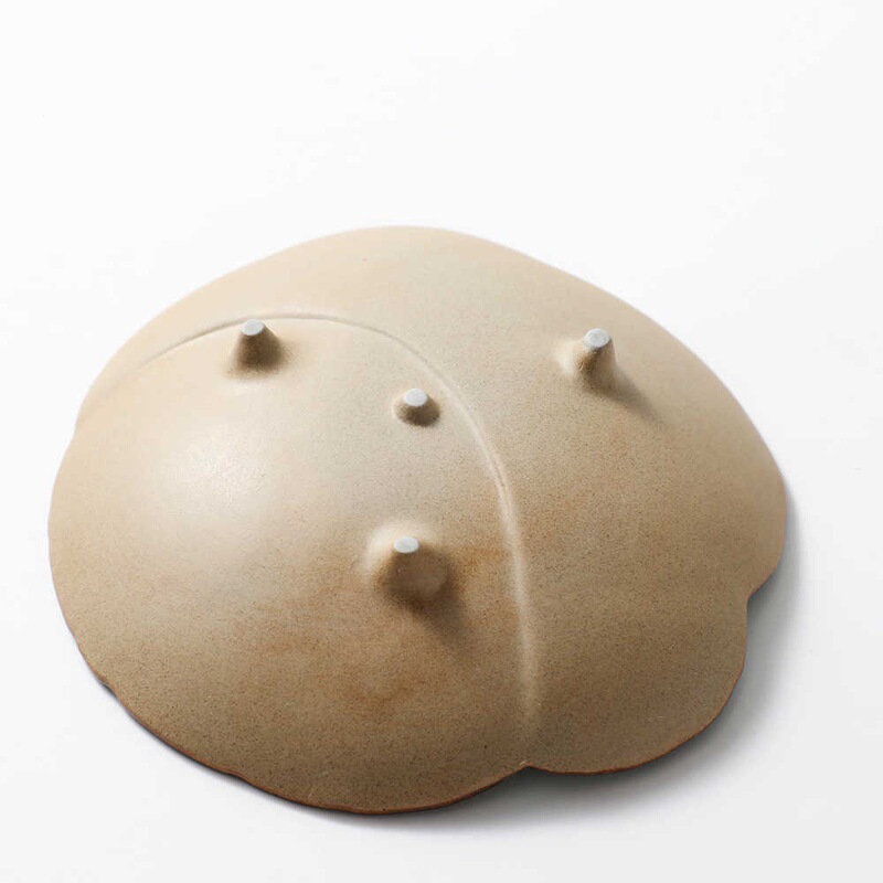 粗陶三足果物皿陶磁器トレー間食菓子乾燥果キャンディー皿菓子茶点皿禅意供仏皿|undefined