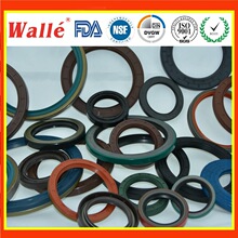 高压不锈钢PTFE油封 耐高温高速旋转空压机液压缸双唇密封环