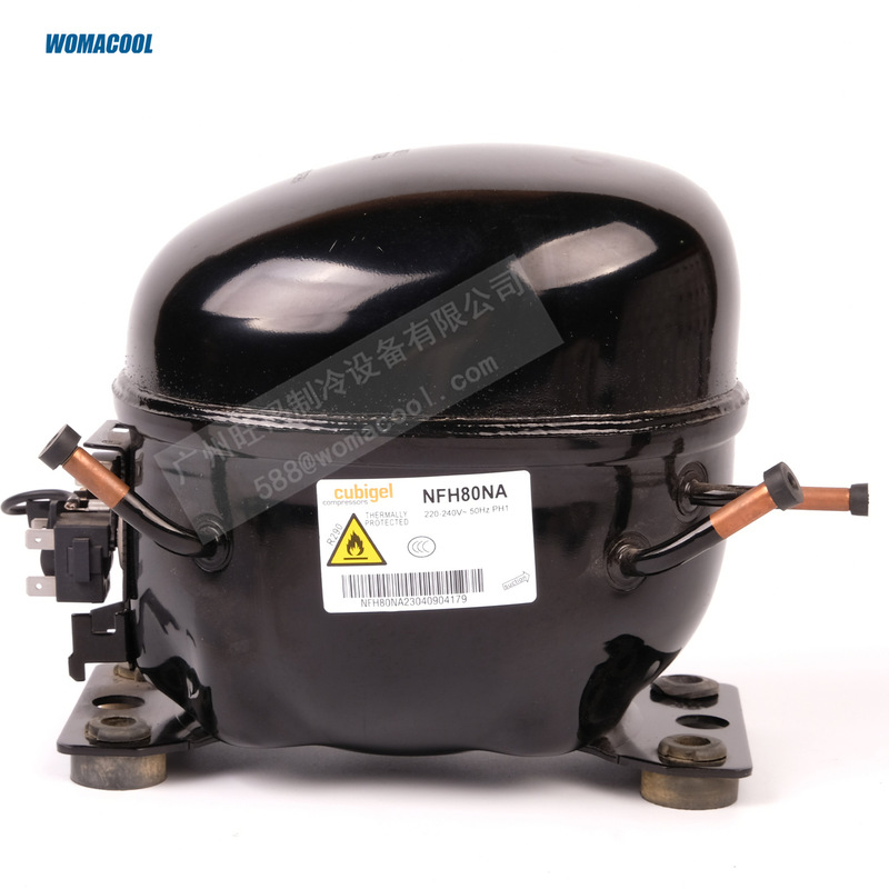 Cubigel/Kubing Nfh80Na R290 Refrigerant 220-240V~50Hz Voltage Refrigerator Compressor Cubigel/Kubing Nfh80Na R290 Refrigerant 220-240V~50Hz Voltage Refrigerator Compressor