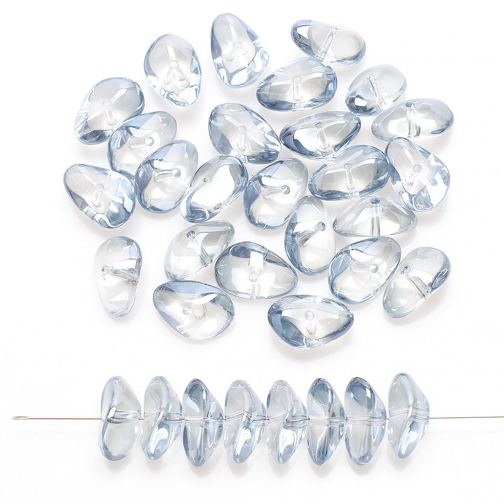 20 PCS/Package 12*17 * 8mm Hole 2~2.9mm Glass Glass Irregular Beads display picture 10