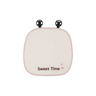 Waist support: Comfortable Car Cushion, Neck Pillow - lambskin-cushion-bunny-front-row