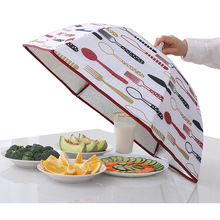 创意新款食品罩可折叠盖菜罩保温罩家用铝箔防尘罩牛津布饭菜罩