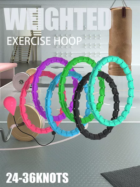 Smart Hula Hoop for Abdominal Slimming and Waist Shaping, Weighted with Counter, Slimming Waist and Belly Tool for Women, Fat-Burning and Sweating Fitness Tool