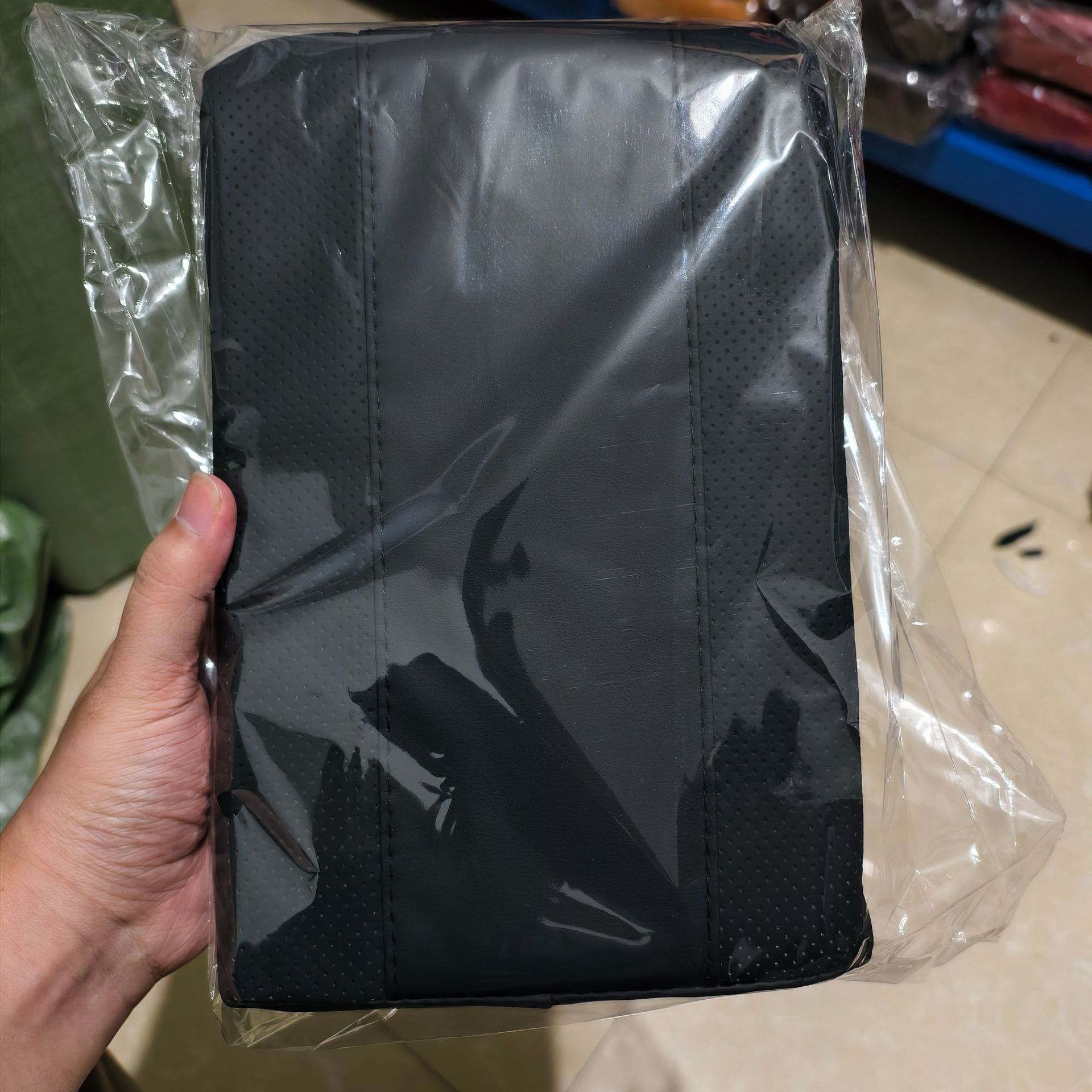Car Armrest Box Memory Sponge Booster Pad Plus Storage Bag Car Armrest Pad Bag Interior Modification for All Seasons