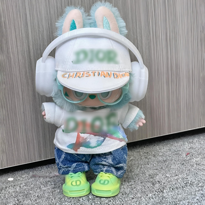 适用于拉布布labubu娃衣公仔一二三代15cm3.0希望D家高定套装|undefined