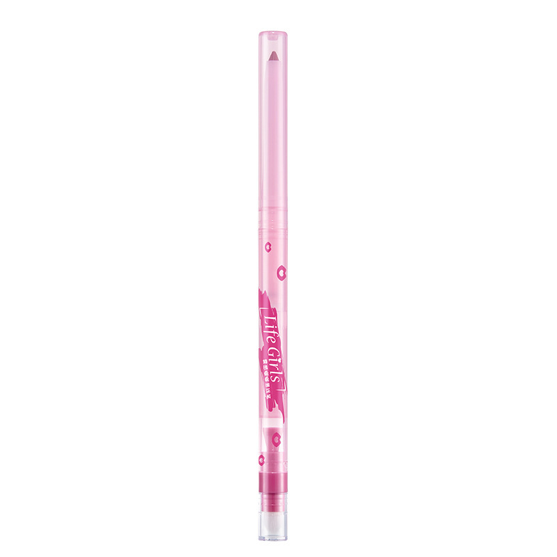 Life Girls Fog Dual Head Lip Liner esboza lápiz de labios tridimensional lleno post de ropa de niebla lápiz de labios