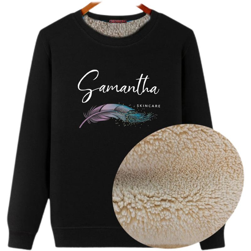 冬季男特厚羊羔绒卫衣加绒加厚保暖宽松加大码超厚青少年青年老人