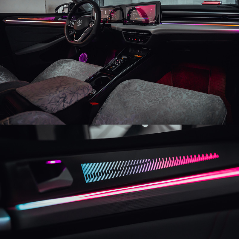 Aplicable a Volkswagen Lingdu L22 - 24 molde de luz de atmósfera dinámica (línea)