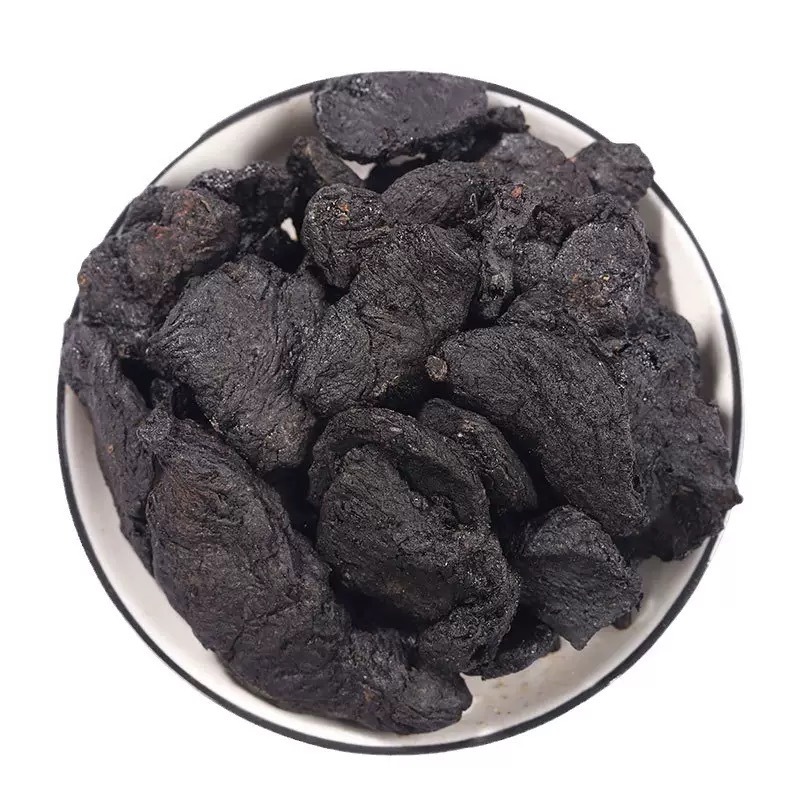 Prepared Rehmannia and Cornus Combination Tea Shu Di Shan Zhu Yu 500g Bag Dried Herbal Slices for Decoction and Daily Brewing in use