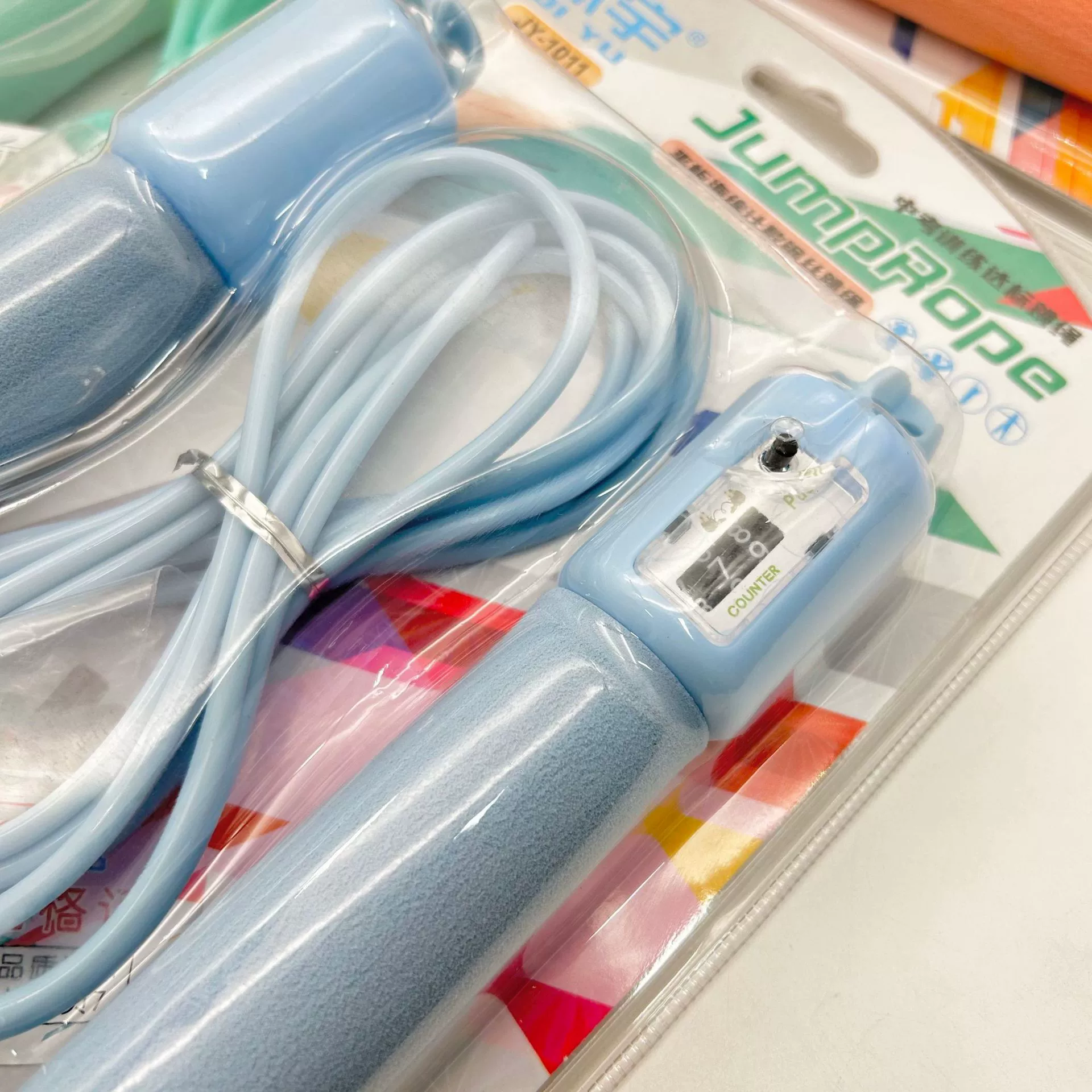 Steel wire, sponge adjustable jump rope for training, wholesale, increased thickness