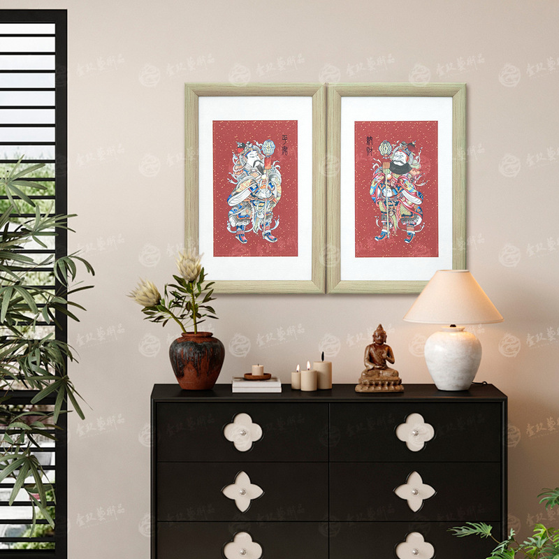 Household Chinese Ancient God of Wealth Door God Electric Watch Box Decorative Painting Porch Bedroom Photo Frame Picture Frame Safe Wealth Hanging Painting Household Chinese Ancient God of Wealth Door God Electric Watch Box Decorative Painting Porch Bedroom Photo Frame Picture Frame Safe Wealth Hanging Painting