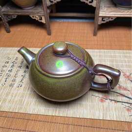 建盏.通天龙窑.柴烧.茶壶