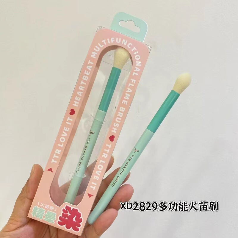TTRソフトコンパクト携帯化粧ブラシセット単枝美容ブラシディテールブラシアイラインブラシ散水ブラシ初心者|undefined