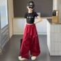 新款女童夏季速干阔腿裤