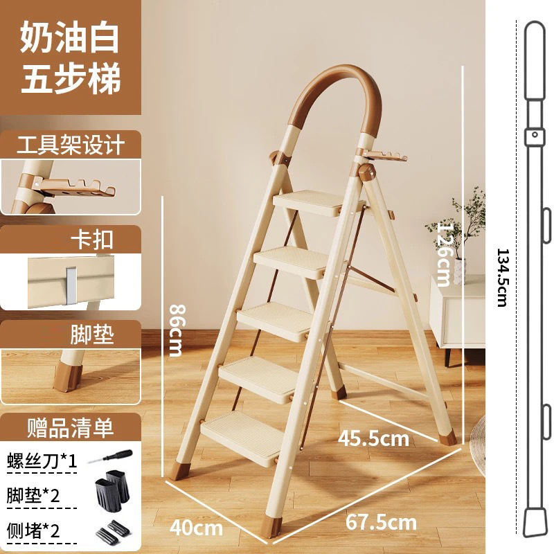 escalera en zigzag plegable doméstica escalera de escalada interior pequeña escalera portátil ligera multifuncional escalera de movimiento de vivienda