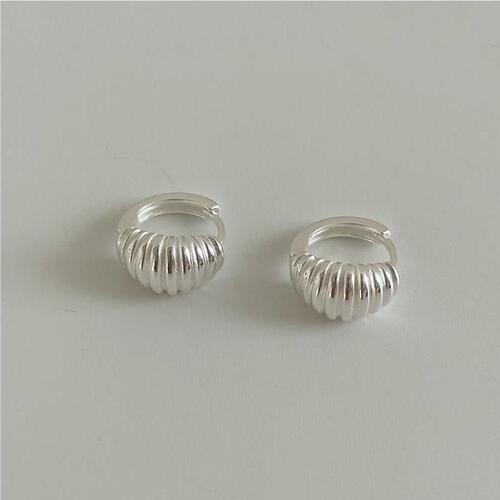 Fan Zhiqiao Korean version 925 sterling silver earrings and earrings for women, simple and fashionable ins style Xiaohongshu earrings and earrings