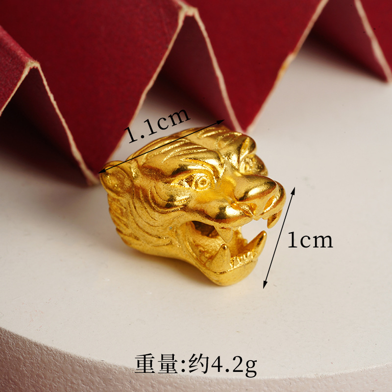 China Feng Gu Fasha oro leopardo accesorios joyas de cabeza diy hombre y mujer con leopardo de oro fabricantes de joyas Yiwu