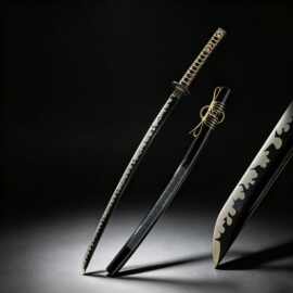 一体手工katana日本刀龙泉东洋长刀居合刀黑色刀剑外贸批发未开刃