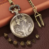 (Частная модель) DND Dice Jewelry Карман Корпус Ретро Викинг Двухголовый дракон с топором рельефный корпус