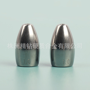 Natural Tube Waist Drum Fish Pendant, Olive-Shaped Tungsten Steel Fish Pendant, Lure Counterweight, Complete Size Specifications in Stock