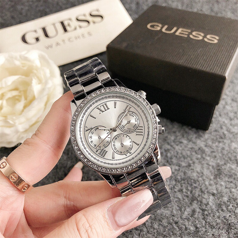 Fashion Three Eye Men's Watch Quartz Male Watch Blue Light Glass Steel Belt Watch Men? Watch Wholesale