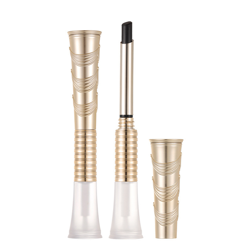AGAG elegante negro Rosa lápiz labial impermeable traje mate agua luz antiadherente taza de doble cabeza brillo de labios lápiz labial