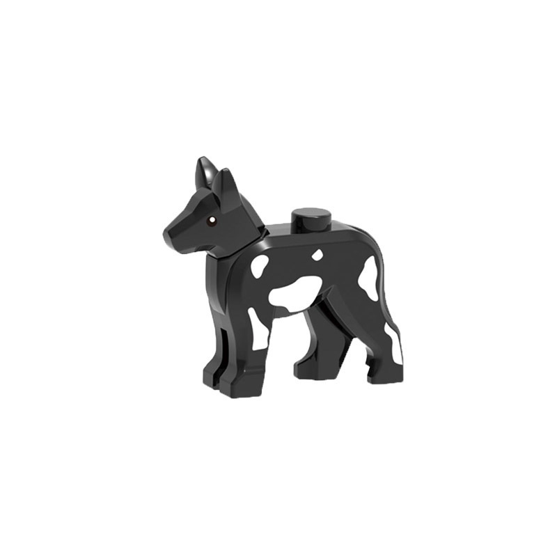 MOC urbano transfronterizo bloques de construcción, personas, animales, perros, pequeñas partículas, accesorios de escena, rompecabezas militares, juguetes de plástico