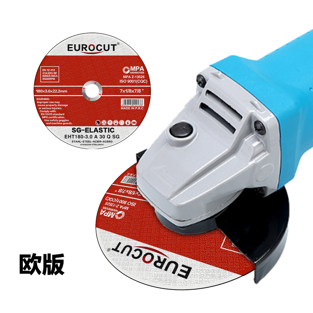 Ventas directas de la fábrica 180*3*22,2mm resina fenólica muela disco de corte tubo de acero inoxidable disco de corte