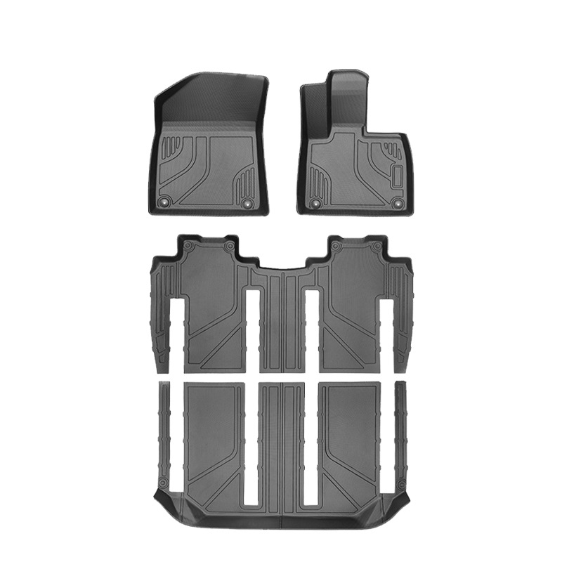 Aplicable a Zeekr 009 FV2024-2025 timón derecho 3D todo el tiempo material TPE cojín de pie cojín de colateral