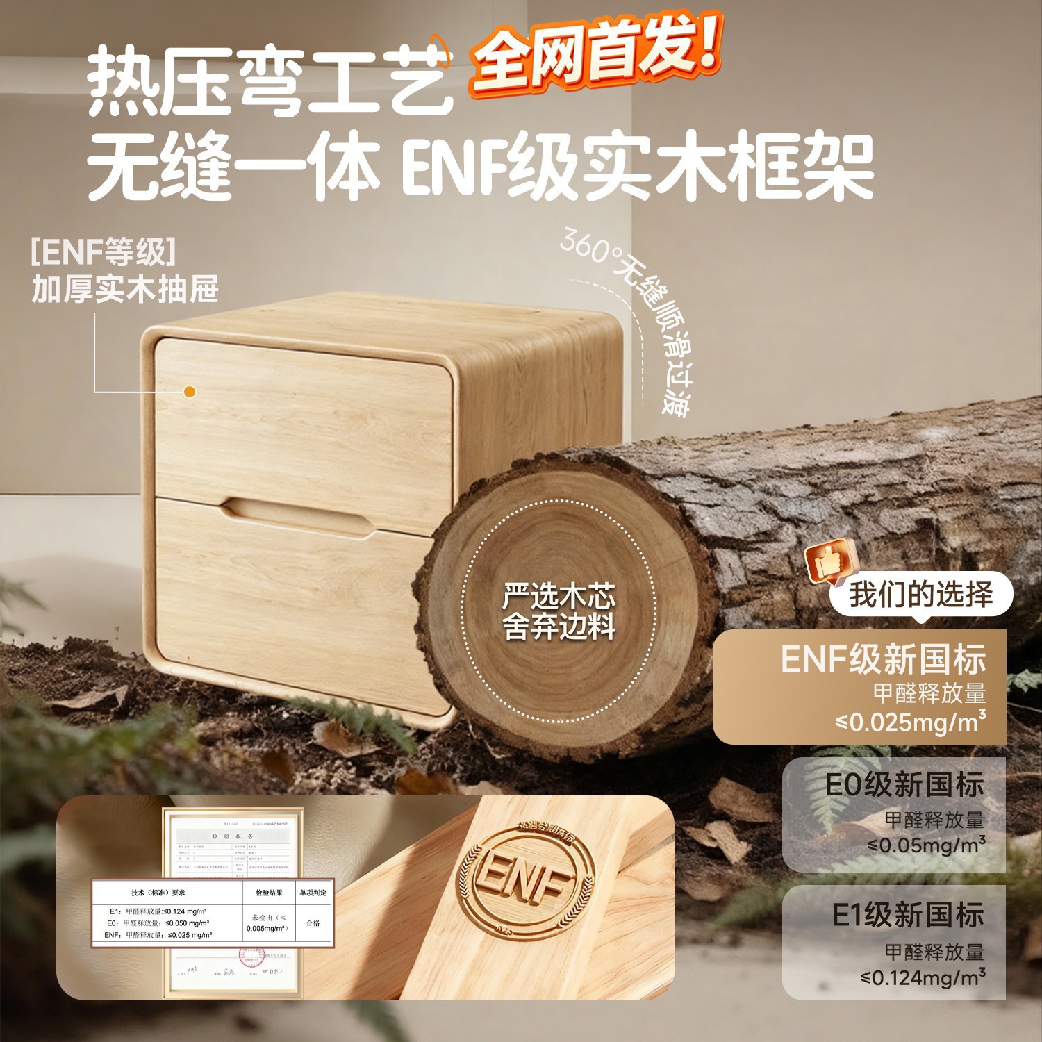 Mesa de cama de madera maciza pintada dormitorio doméstico 2025 nuevo pequeño estilo de viento crema lujoso armario simple de alto nivel