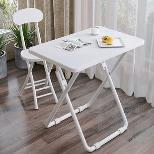 Wholesale Simple Folding Table Dormitory Writing Table Study Table and Chair Single Dining Table Small Table Computer Table Long