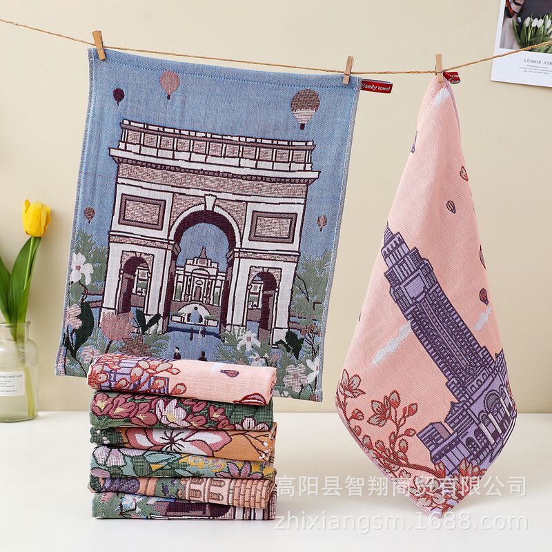 Pure Cotton Gauze Towel Four-Layer Gauze Square Towel Kindergarten Kidsren's Cotton Square Towel Wholesale Export Korean Dish Towel Pure Cotton Gauze Towel Four-Layer Gauze Square Towel Kindergarten Kidsren's Cotton Square Towel Wholesale Export Korean Dish Towel