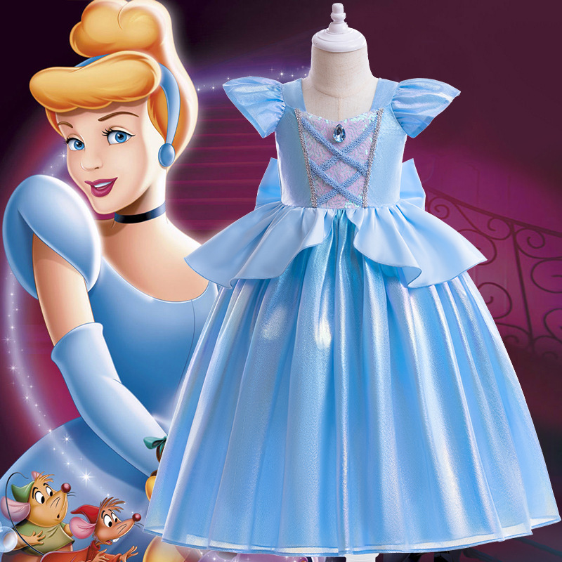 Women's Performance Cinderella Princess Dress, Cosplay Novelty, Bodycon, Colorful Fantasy Crinoline Dress