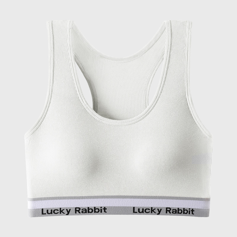 En FORMA DE I de belleza espalda ropa interior deportiva traje de algodón de las mujeres con almohadilla en el pecho sin anillo de acero push up yoga corriendo a prueba de golpes sujetador verano