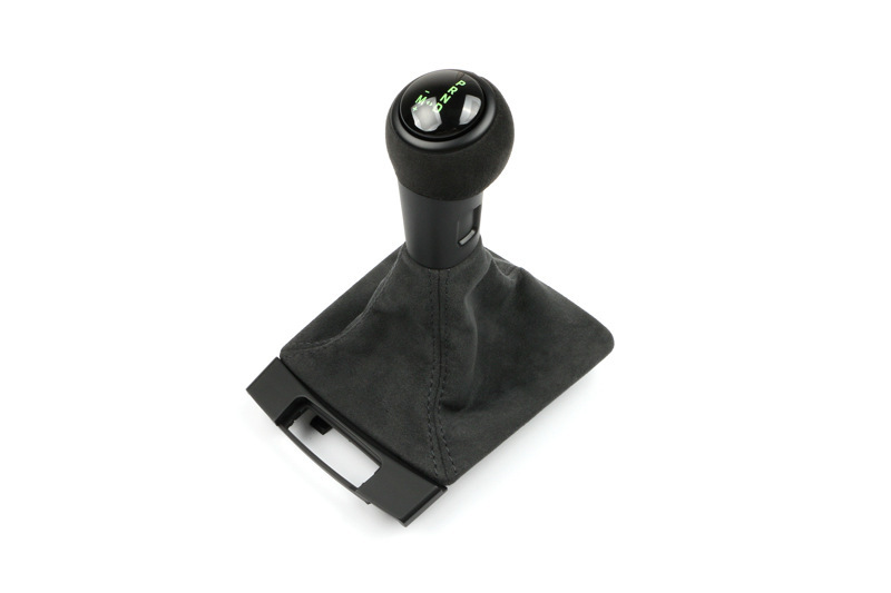 Suitable for Porsche GT4 gear shift knob, 718 Cayman, 911, Boxster, genuine leather, suede, carbon fiber gear shift cover