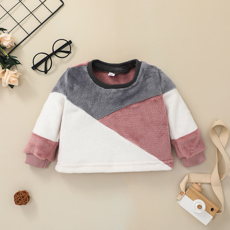 Baby Clothing 2021 Autumn And Winter Baby Sweater Suit Casual Children Clothing Pullover Two-piece Suit display picture 3