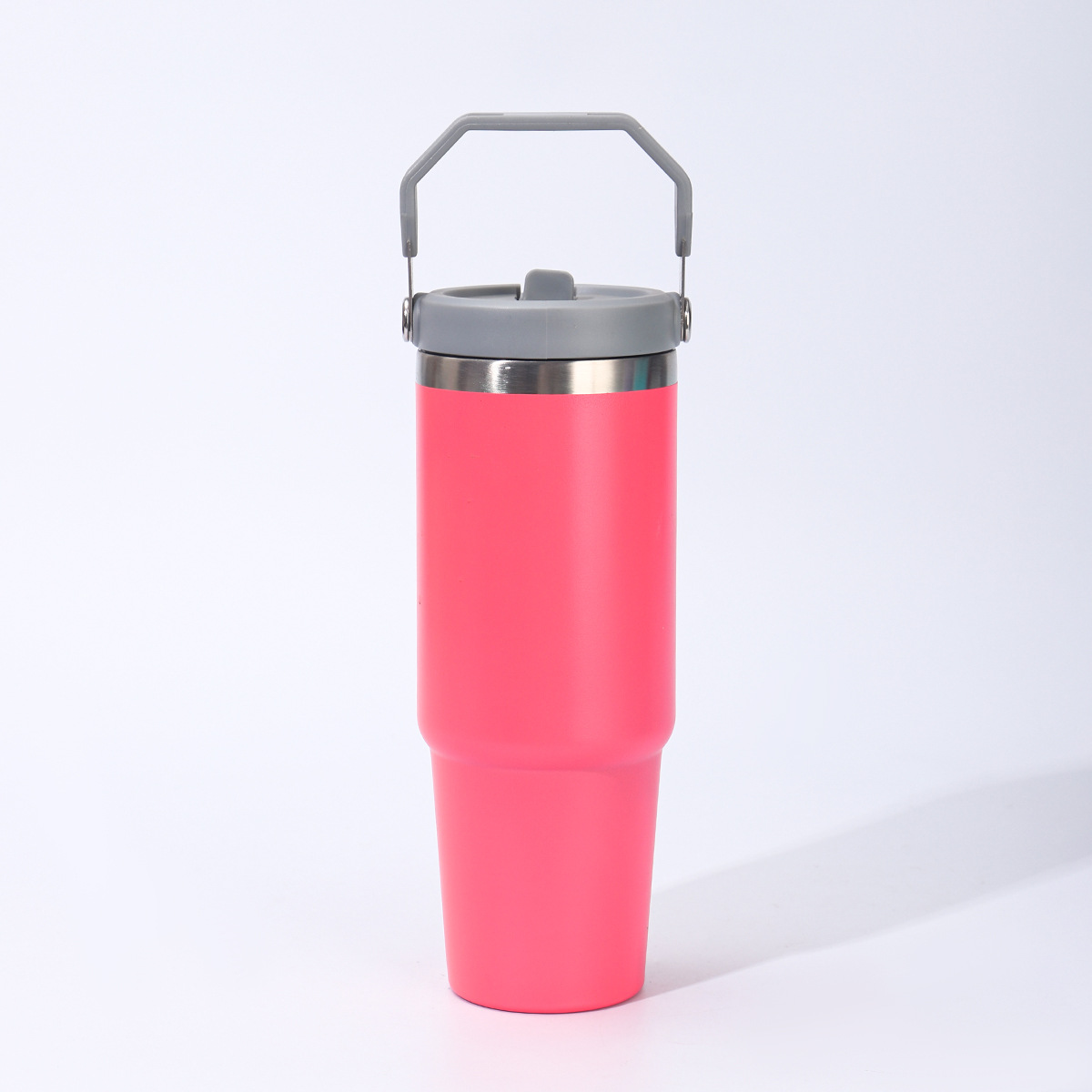 Moda simple de 30oz taza de hielo portátil de gran capacidad 304 taza de acero inoxidable taza de paja de automóvil taza de automóvil