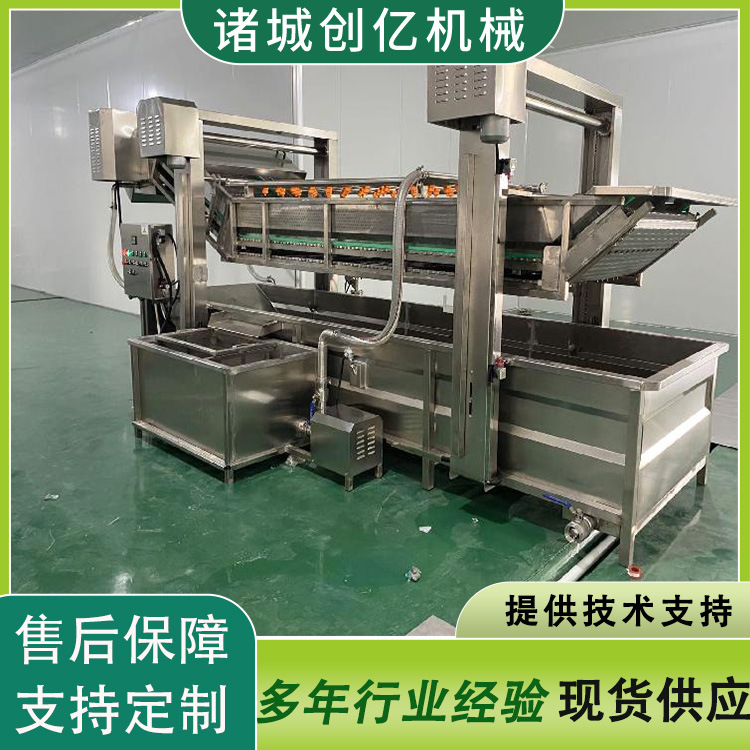 升降式漂烫流水线 提升式魔芋蒸煮漂烫流水线 豆角漂烫杀青流水线
