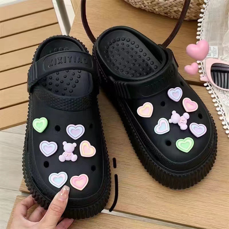 2288 컬러풀 하트 14종 세트 [블랙]