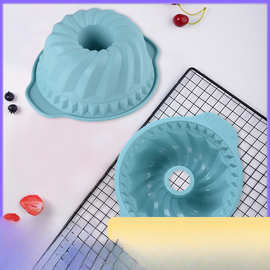 食品级圆形模具硅胶南瓜蛋糕烤盘烘焙模具耐高温DIY模具
