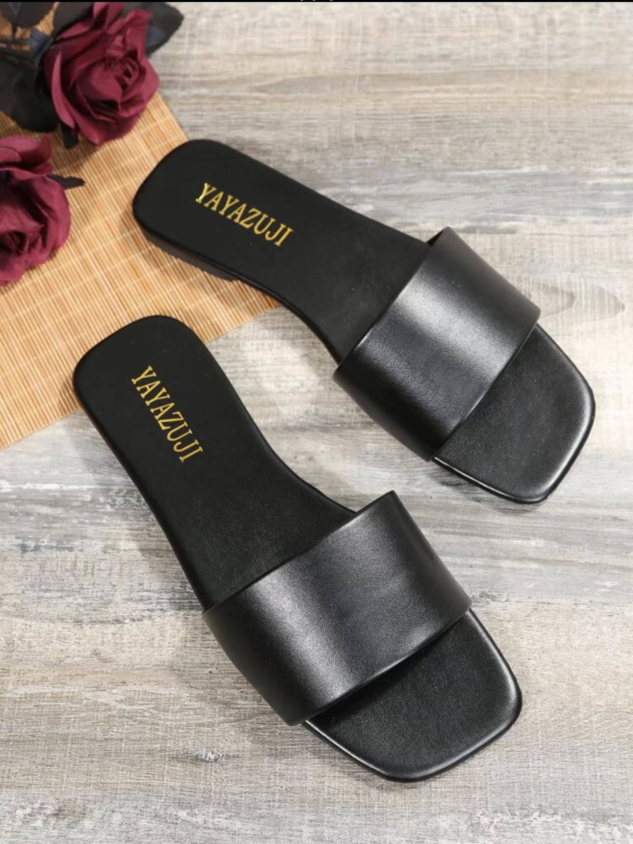 Women's Casual Solid Color Open Toe Slides Slippers display picture 1