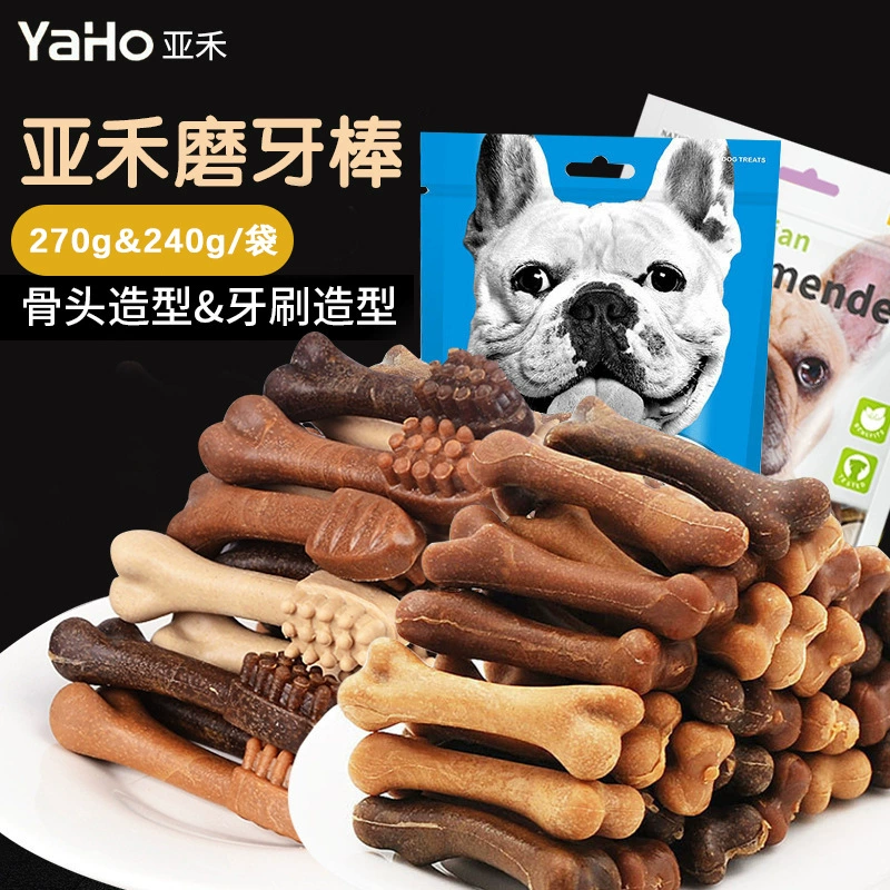 YaHo/Yahe Dog Шлифовальная палочка Закуски для домашних животных Взрослый щенок Чистка кости Шлифовальная палочка Закуски для собак оптом