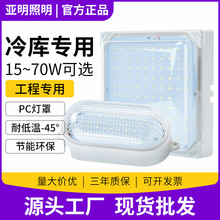 LED冷库专用灯防水防潮照明低温三防灯10W15w30瓦冷库灯批发