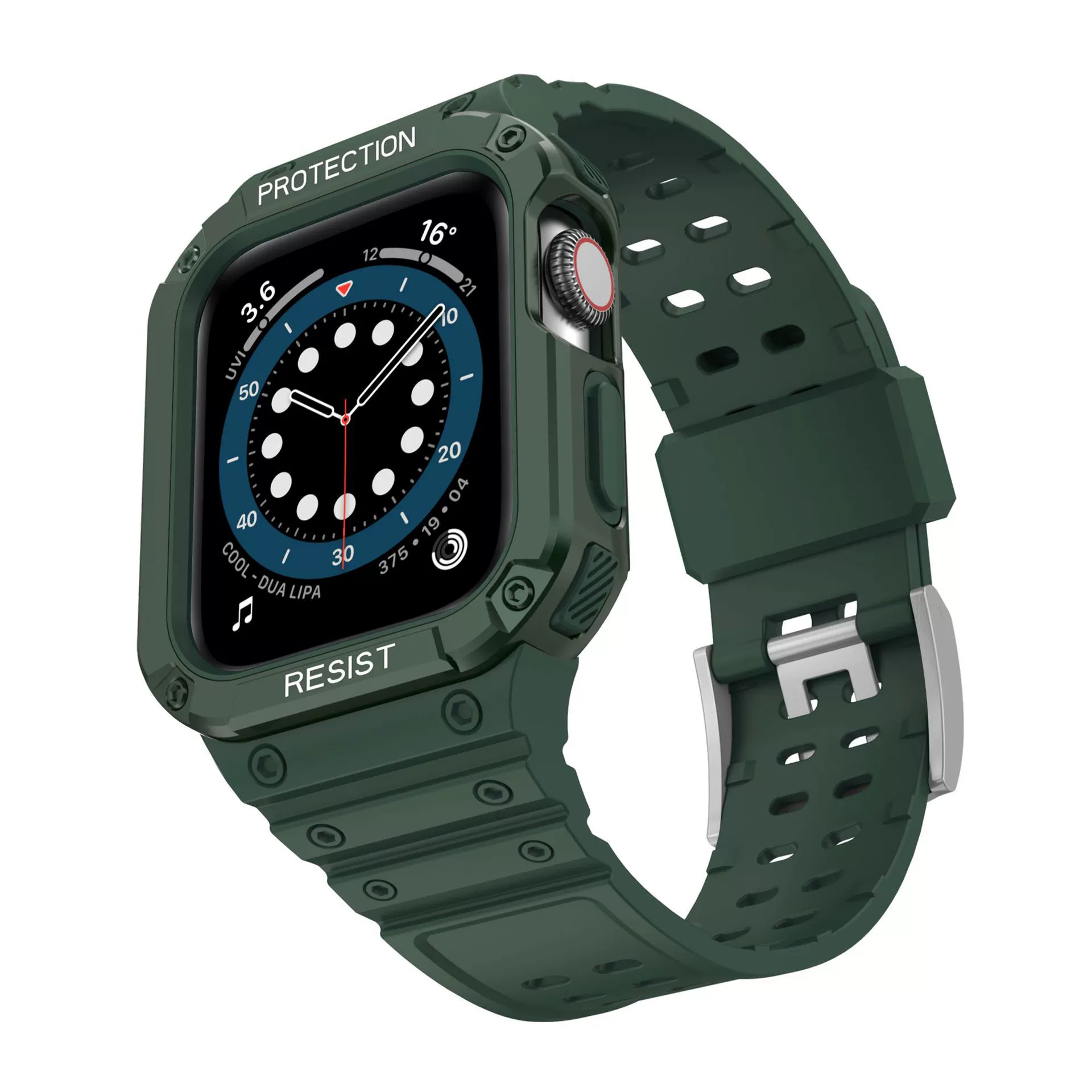 Соответствующие ремешки для Apple Watch IWATCH98765432, чувствительный силикон тибетский, оптом TPU+PC корпус
