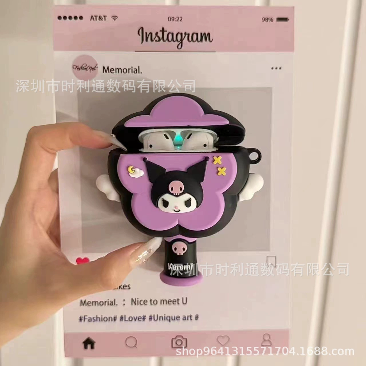 Силиконовый защитный чехол (совместим с Apple AirPods), 3D‑дизайны, с карабином или шнурком, лёгкий