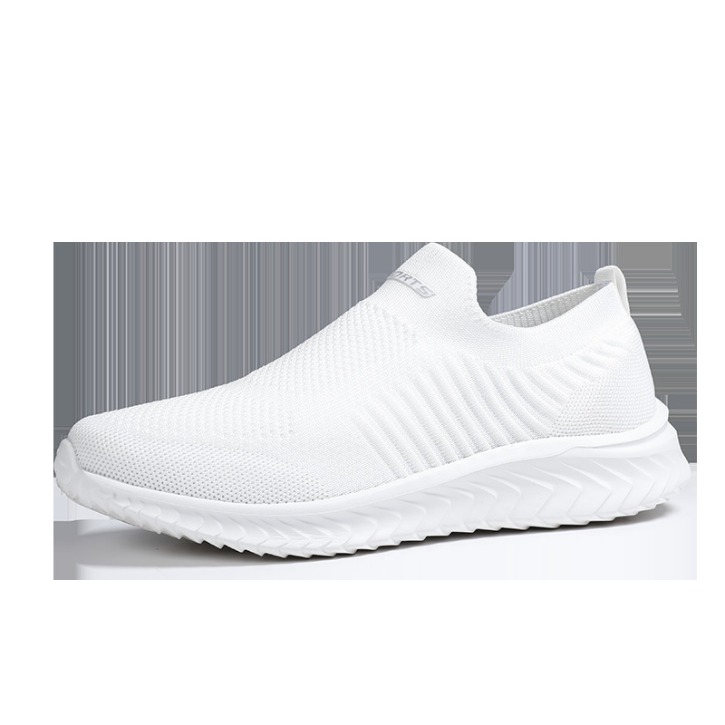 2025 primavera nueva pareja zapatos de tejido femenino cómodos zapatos casuales de malla transpirables zapatos deportivos de hombre zapatos de altura baja