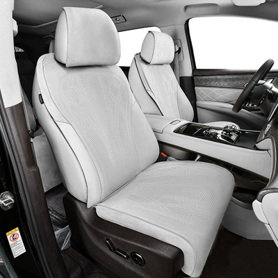 Seat Cover All-Inclusive Ultra-Thin – Modelə uyğun (Original) oturacaq örtükləri - open-minded-gray-front-row-2-seats-22-24-model-denza-d9