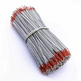 2芯编织铝箔漆包线 银色1.3线径 屏蔽导线助听器耳机内部线可定制