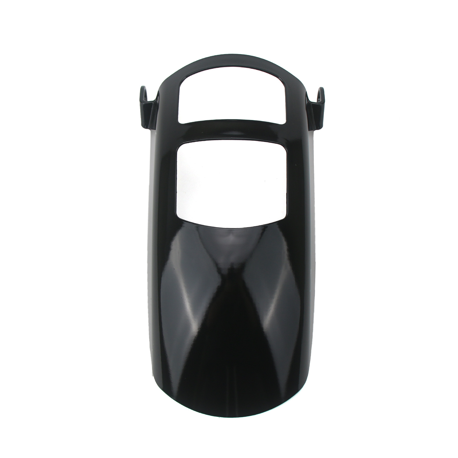 Suitable for the Wujie CU625, this is a modified front fender extension, a motorcycle fender extension, and a bright black fender accessory